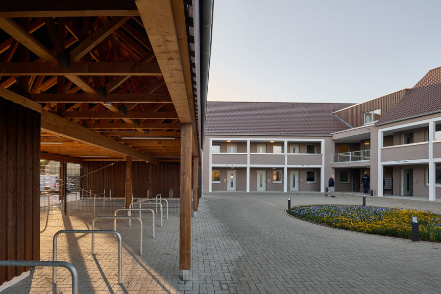 Ansicht 2 Wohnhof Hauptstraße